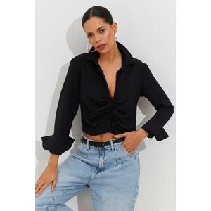 Cool & Sexy Blouse - Black - Regular fit