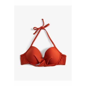 Koton Bikini Top - Brown - Plain