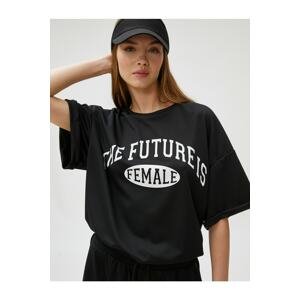 Koton T-Shirt - Black - Regular fit