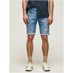 Pepe Jeans Blue Mens Denim Shorts - Men