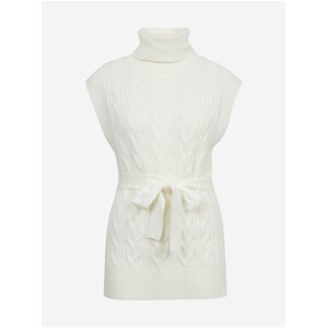 Orsay Cream Womens Sweater Vest - Women