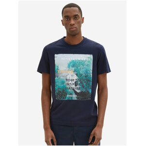 Dark blue men's T-Shirt Tom Tailor - Men