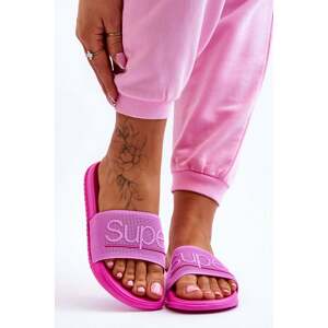 Lightweight women's slippers with Fuchsie Merry inscription