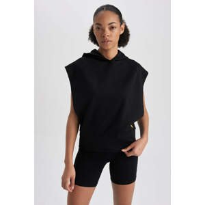 Defacto Fit Oversize Fit Hooded Sleeveless Athlete Singlet
