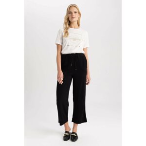 DEFACTO Wide Leg Viscose Trousers