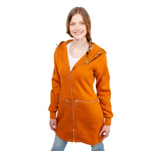 Women's Extended Sweatshirt GLANO - orange