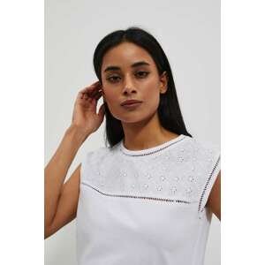 WOMEN'S TOP L-TS-4061 WHITE