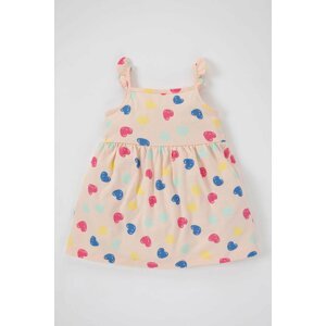 DEFACTO Baby Girl Patterned Strap Dress