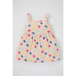 DEFACTO Baby Girl Patterned Strap Dress