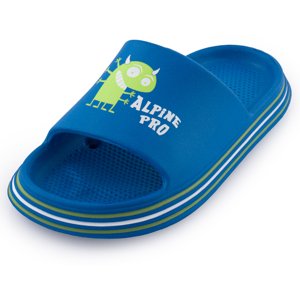 Children's shoes summer ALPINE PRO LARINO electric blue lemonade