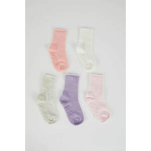DEFACTO Baby Girl 5 Pack Cotton Long Socks