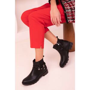 Soho Women's Black Boots & Booties 17415