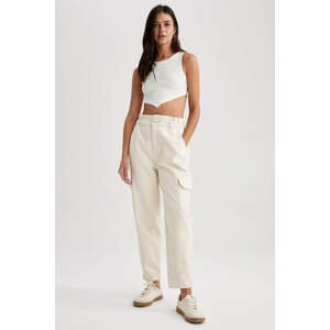 DEFACTO Paperbag Cargo Jean Ankle Length Pants