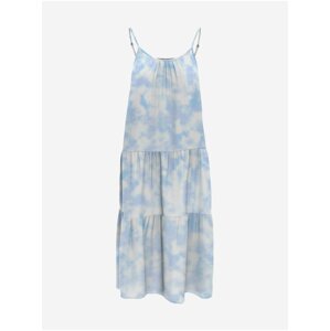 White and blue lady patterned dress ONLY Nova - Women