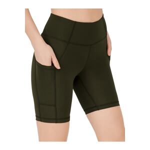 LOS OJOS Sports Leggings - Khaki - High Waist