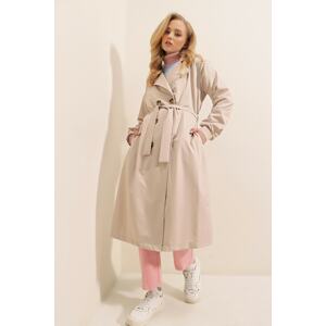 Bigdart Trench Coat - Beige - Double-breasted