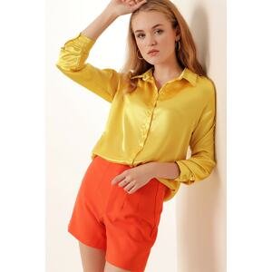 Bigdart Shirt - Yellow - Regular fit