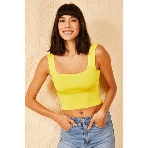 Bianco Lucci Blouse - Yellow - Fitted