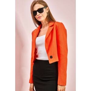 Bianco Lucci Jacket - Orange - Regular fit