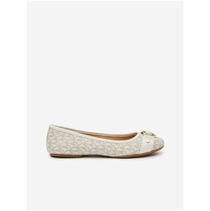 Cream Women's Patterned Ballerinas Michael Kors Rory Ballet - Women