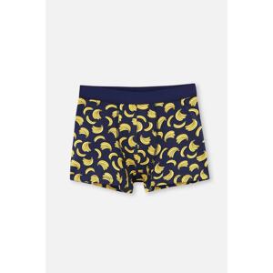 Dagi Navy Blue Single-Pack Cotton Boxer