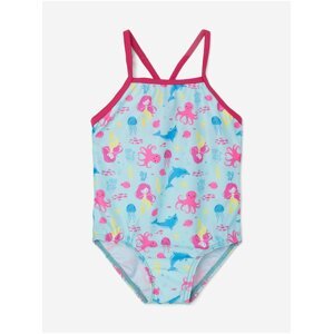 Light blue girly patterned swimwear name it Ziza - Girls