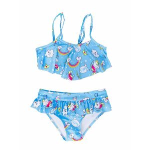 Yoclub Kids's Girls' Two-Piece Swimming Costume LKD-0030G-A100