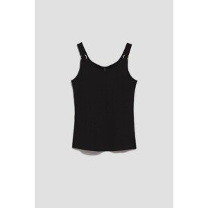 WOMEN'S TOP L-TS-4063 BLACK