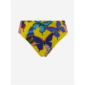 Yellow patterned women's Swimwear Bottoms Desigual Alana I - Women