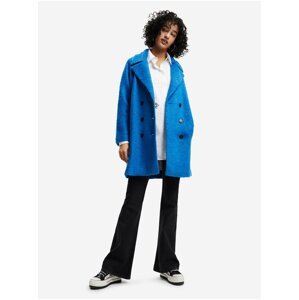 Blue Women's Winter Coat with Wool Desigual London - Ladies