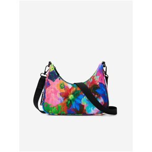 Blue-pink Women's Floral Handbag Desigual Borealis Medley - Ladies