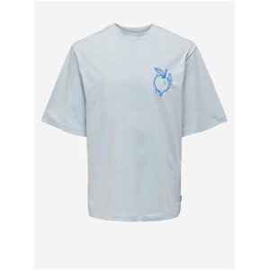 Light blue men's T-shirt ONLY & SONS Andres - Men