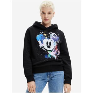 Black Desigual Mickey Womens Sweatshirt - Women