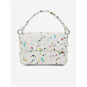 White Women Patterned Handbag Desigual Neon Art Pukhet Mini - Women