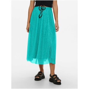 Turquoise Ladies Midi Skirt ONLY Tinga - Ladies
