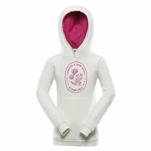 Children's hoodie ALPINE PRO MODALO crème pc variant