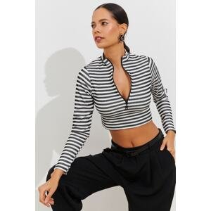 Cool & Sexy Blouse - Schwarz - Fitted