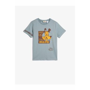 Koton T-Shirt - Blue - Oversize