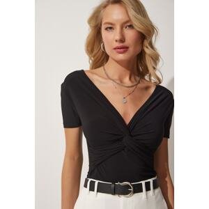 Happiness İstanbul Blouse - Black - Fitted