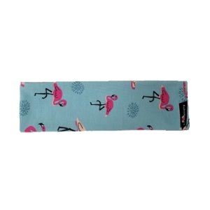 Headband - turquoise - flamingos