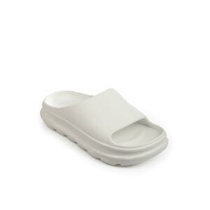 Esem Mules - White - Flat