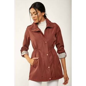 Bigdart Trench Coat - Brown - Double-breasted