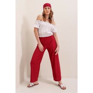 Bigdart 6543 Knitted Trousers - Red