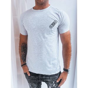 Men's Light Grey T-shirt Dstreet