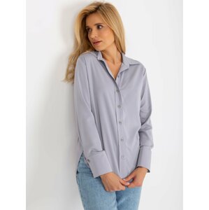 Grey Women's Classic Long Sleeve Shirt