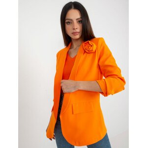 Fluo orange jacket without closure OCH BELLA