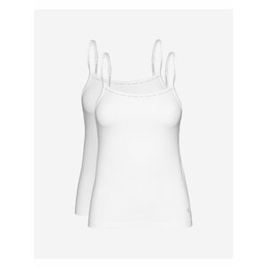 Set of two women's basic vests in white Calvin Klein - Women