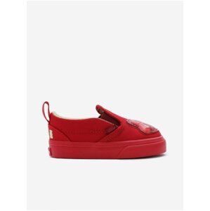 Red kids slip on sneakers VANS Slip-On V HARIBO - Boys