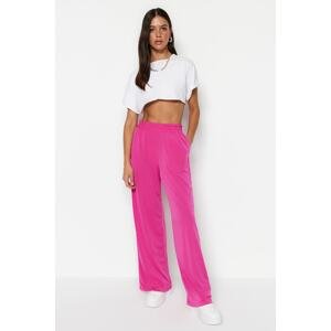 Trendyol Pants - Pink - Wide leg