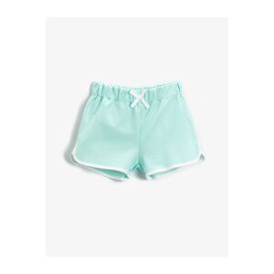 Koton Bow Striped Shorts Cotton